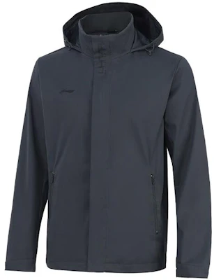 Li-Ning Fitness Waterproof Hooded Windbreaker Cold Ebony Black. AFDT753-6 Buy Li-Ning Fitness Waterproof Hooded Windbreaker Cold Ebony Black. AFDT753-6