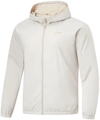 Li-Ning Fitness Windproof Water-Resistant Hooded Jacket - Mica Gray AFDU089-1 Buy Li-Ning Fitness Windproof Water-Resistant Hooded Jacket - Mica Gray AFDU089-1