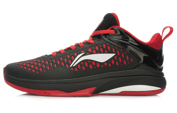 Li-Ning Flash 2 CBA Low 'Black Red' ABAK045-3