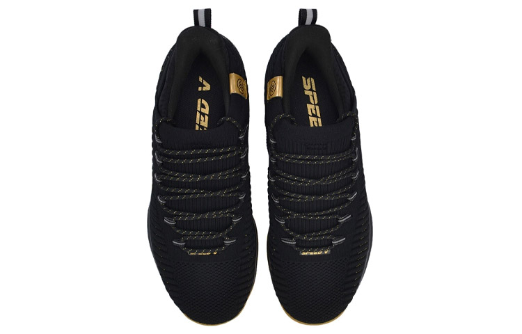 Lookbook LiNing李寧 閃擊5 PlayOff 一體織減震 籃球專業比賽鞋 黑金