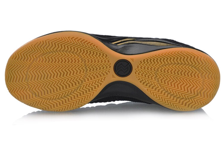 Shop LiNing李寧 閃擊5 PlayOff 一體織減震 籃球專業比賽鞋 黑金