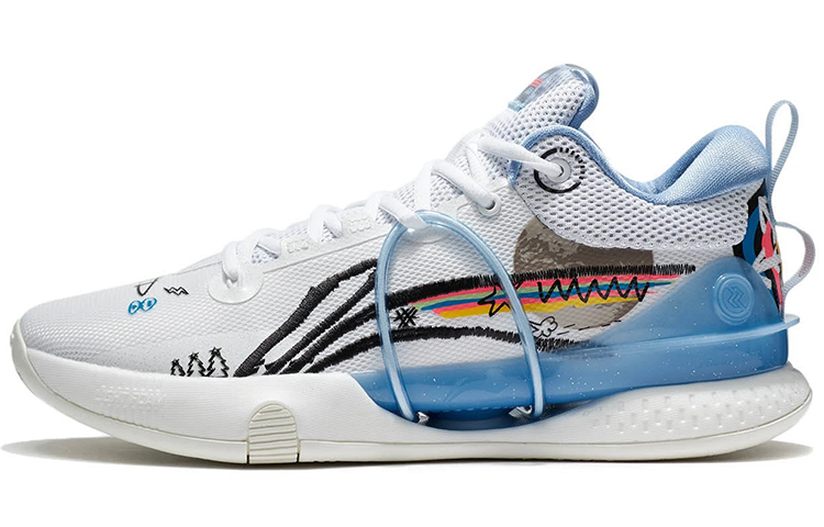 Li-Ning Flash 8 Premium 'Christmas PE - White Blue' ABAS005-A