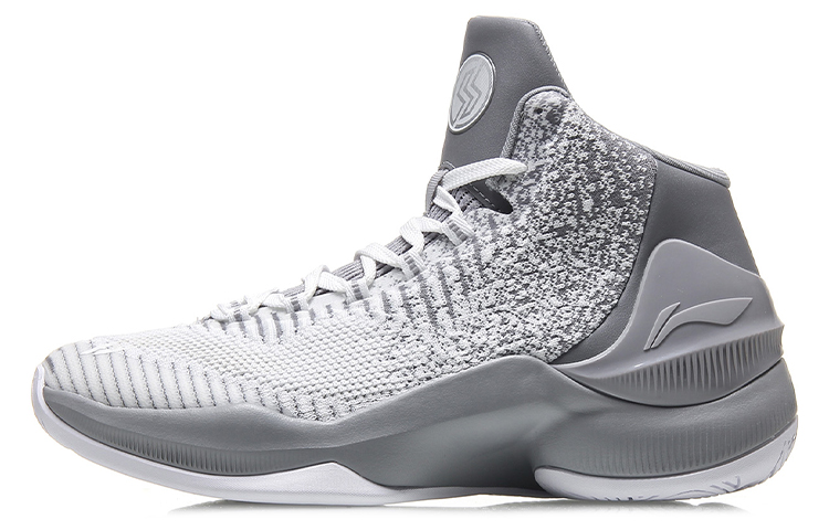 Li-Ning Flash Attack 4 High 'White Grey' ABAM053-8