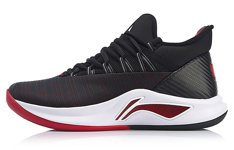 Buy 李宁 闪击5代 中帮 '黑红' ABAN051-C