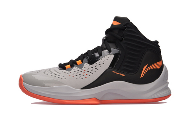 Li-Ning Flash High-Top Basketball 'Grey Black' ABPM031-4