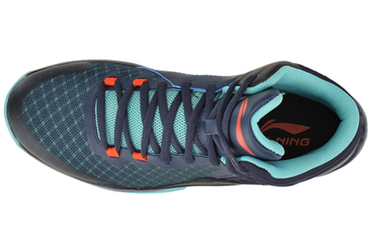 Lookbook Li-Ning Flash Speed High 'Negro Azul' ABPM031-3