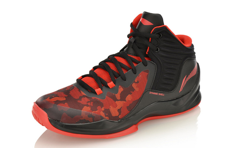 Lookbook Li-Ning Flash Speed High "Merah Hitam" ABPM031-1