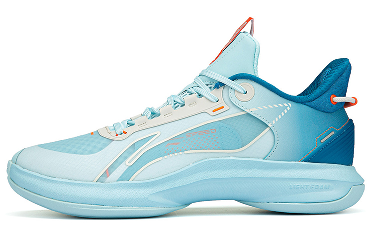 Li-Ning Flashing Mid 'Light Blue Orange' ABPR069-4