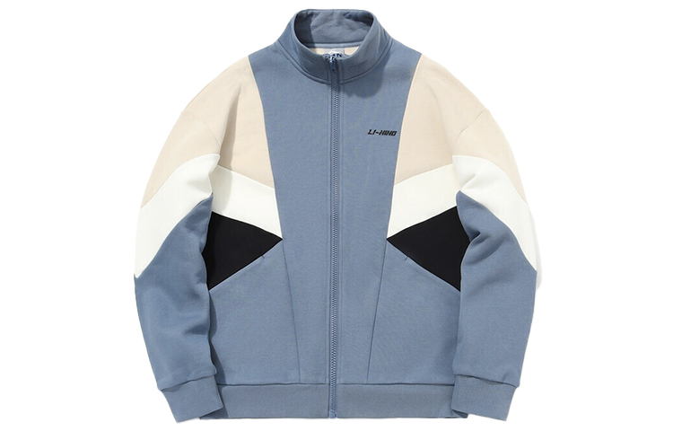Li-Ning Fleece Lined Warm Sports Sweatshirt - Firestone Blue AWDQA97-3