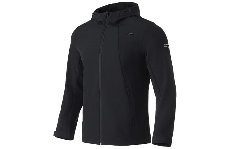 Li-Ning Fleece Slim Fit Sports Jacket - Standard Black AFDQ703-1