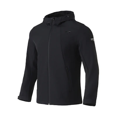 Li-Ning Fleece Slim Fit Sports Jacket - Standard Black AFDQ703-1