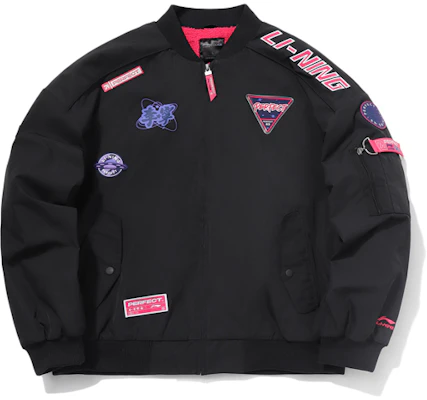 Li-Ning Fleece Warm Loose Jacket New Standard Black AJDQ473-1 Buy Li-Ning Fleece Warm Loose Jacket New Standard Black AJDQ473-1