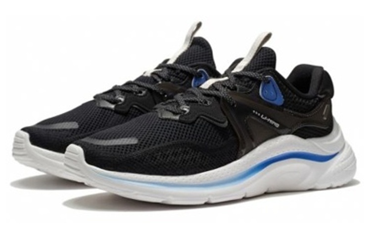Lookbook Li-Ning Floating Cloud 'Black Blue' AGLS019-3
