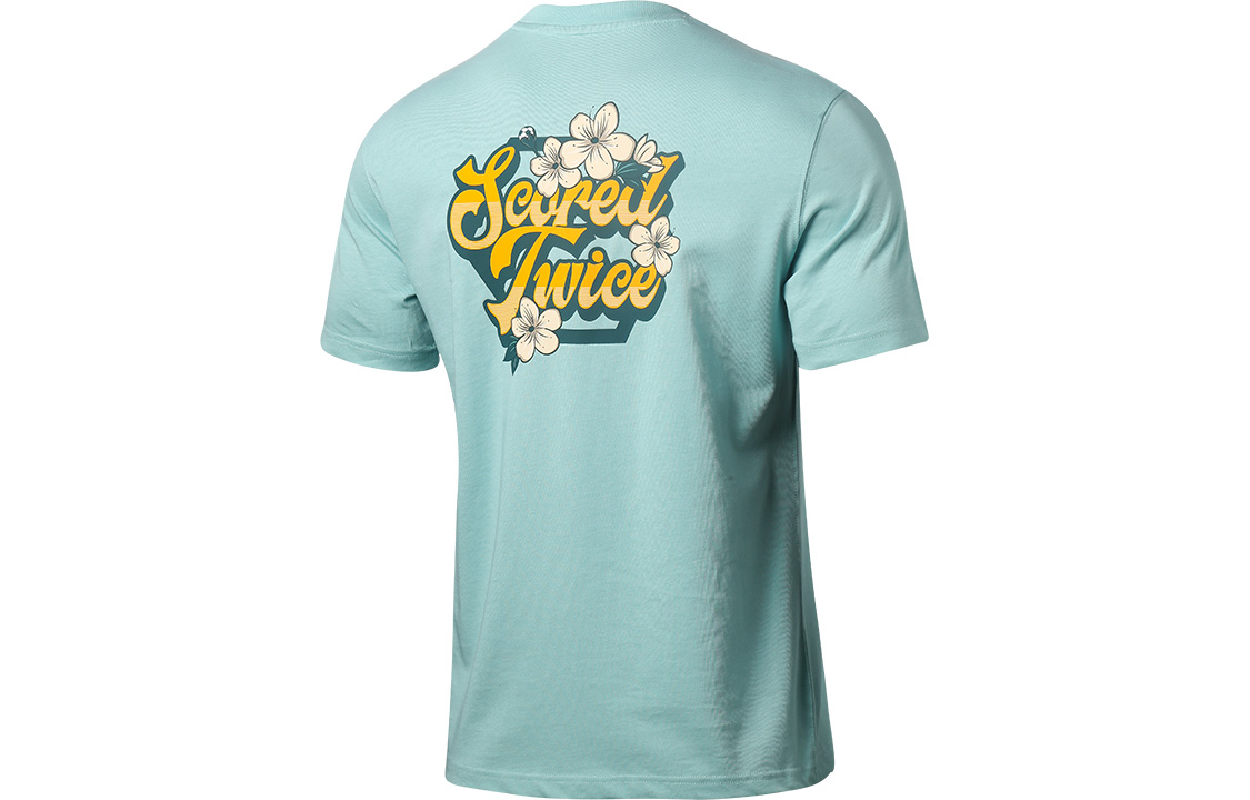 Li-Ning Football Series Light Blue Casual Sports T-Shirt. AHSR411-4