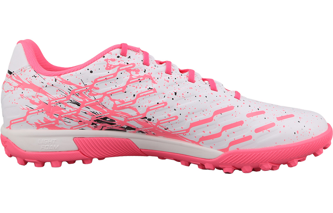 Order LiNing李寧 舒適休閒 防滑減震耐磨 足球鞋 男款 粉色