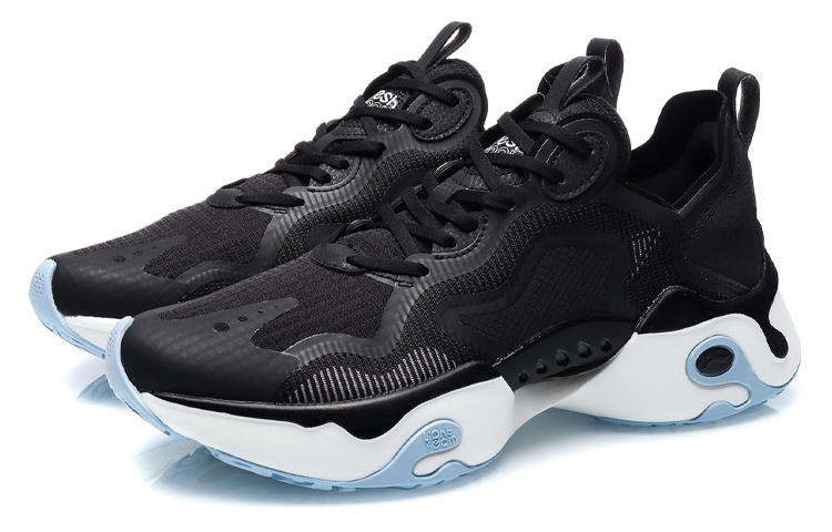 Lookbook Li-Ning Fresh ''Schwarz Low-Top Laufschuhe'' ARHR033-2