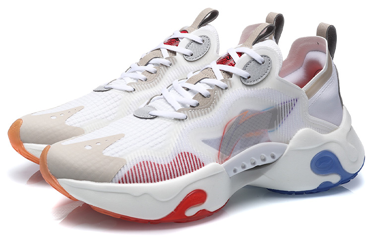 Lookbook Li-Ning Fresh ''Weiß Blau Orange'' ARHR033-3