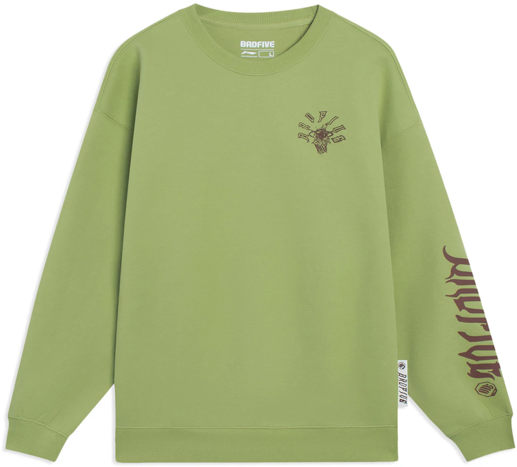 li-ning-fresh-moss-green-unisex-crewneck-pullover-sweatshirt-awdt-087-7