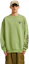 Shop Li-Ning Fresh Moss Green Unisex Crewneck Pullover Sweatshirt AWDT087-7