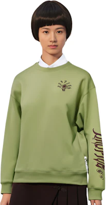 Li-Ning Fresh Moss Green Unisex Crewneck Pullover Sweatshirt AWDT087-7 Purchase Li-Ning Fresh Moss Green Unisex Crewneck Pullover Sweatshirt AWDT087-7