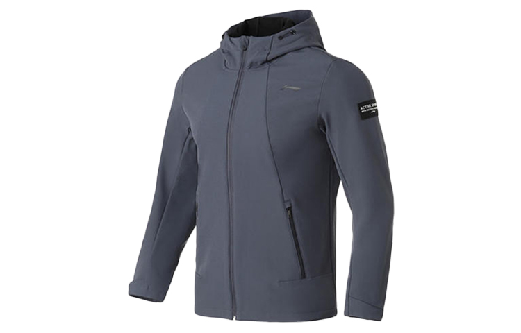 Li-Ning Full-Zip Hoodie Jacket Night Blue - Training Series AFDQ703-5
