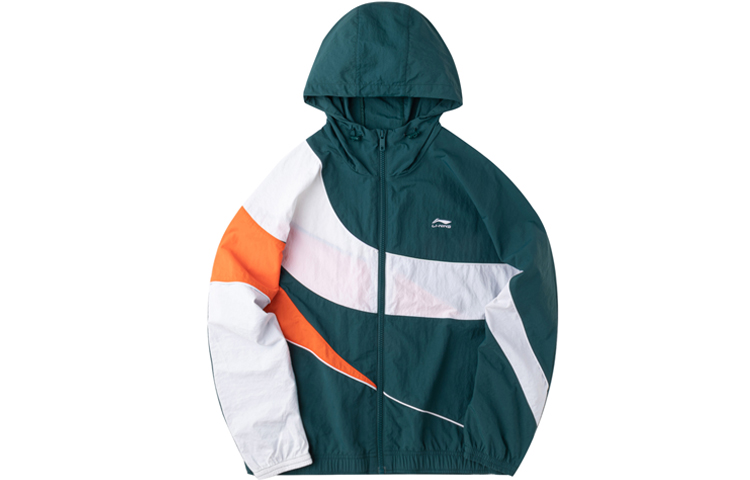 Li-Ning Full-Zip Loose Fit Sports Hoodie Jacket Sea Blue AFDQ395-2