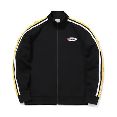 Li-Ning Full-Zip Sports Jacket Black Unisex AWDQ368-12