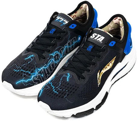 Li-Ning Furious Rider 5 x STA 'Hitam Biru' ARZR003-1 Lookbook Li-Ning Furious Rider 5 x STA 'Hitam Biru' ARZR003-1