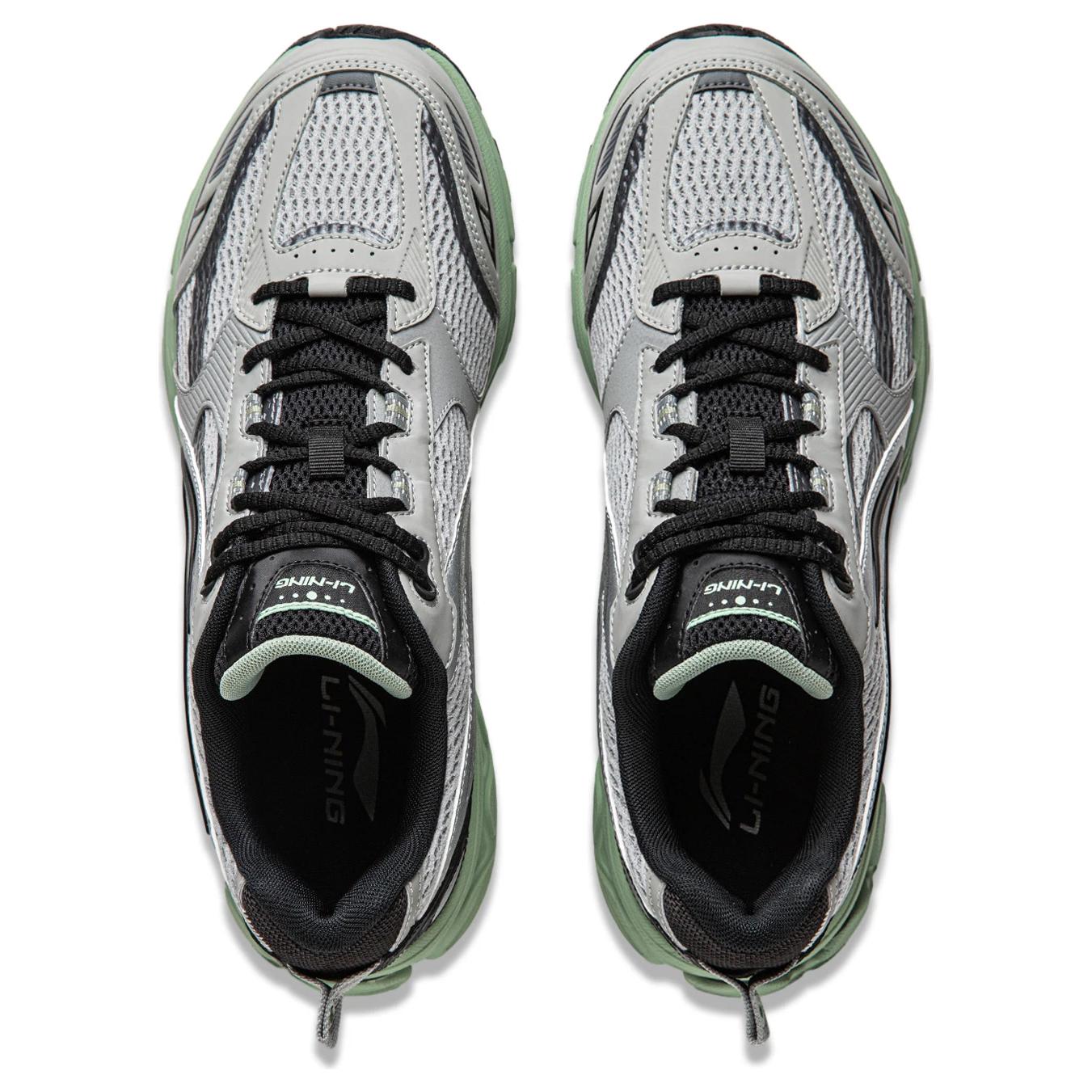 Cheap LiNing李寧 扶搖2.0 舒適百搭 防滑 運動鞋 男款 灰黑