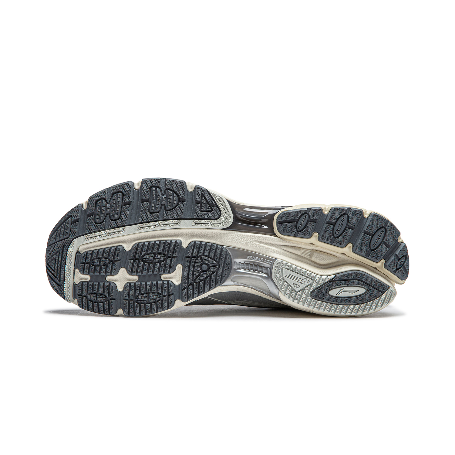 Sizing 李宁 扶搖2.0 減震防滑輕便 低幫 跑步鞋 男款 灰色