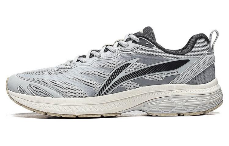 Buy LiNing李寧 扶搖 織物合成皮 防滑耐磨透氣 低筒跑步鞋 男款 淺煙灰