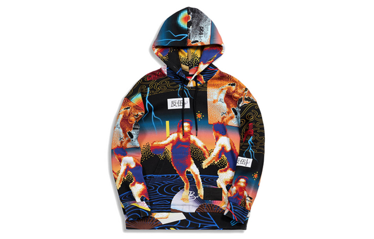 Li-Ning FW20 Paris Fashion Pullover Hoodie Black Collection AWDQ633-1