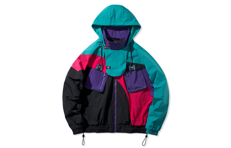 Li-Ning FW20 Paris Fashion Week Oversized Utility Jacket Unisex Purple Red AJDQ373-2