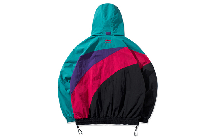 Lookbook Li-Ning FW20 Paris Fashion Week Oversized Utility Jacket Unisex Purple Red AJDQ373-2
