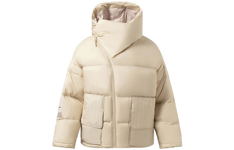 Li-Ning FW21 Jackie Chan Kung Fu Series White Duck Down Jacket . AYMR215-1
