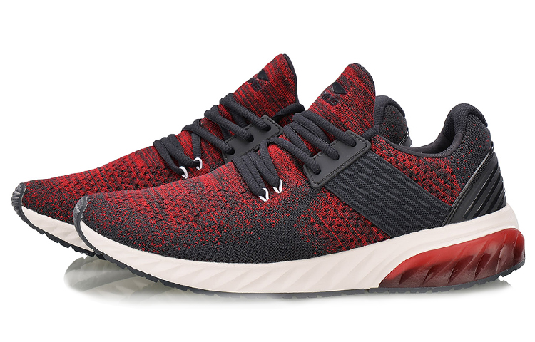 Order Li-Ning Gel Knit ''Zwart Rood'' AGLN041-3