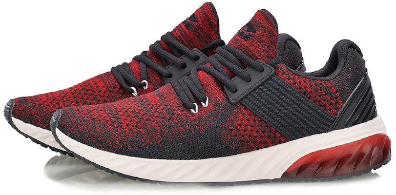 Li-Ning Gel Knit ''Zwart Rood'' AGLN041-3 Order Li-Ning Gel Knit ''Zwart Rood'' AGLN041-3