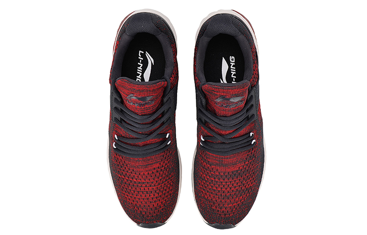 Lookbook 리닝 젤 니트 '블랙 레드' AGLN041-3