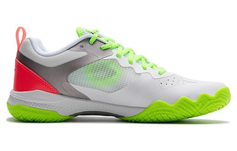 Order LiNing 李寧 角鬥士 防滑耐磨舒適 低筒 羽球鞋 男女同款 螢光燄紅