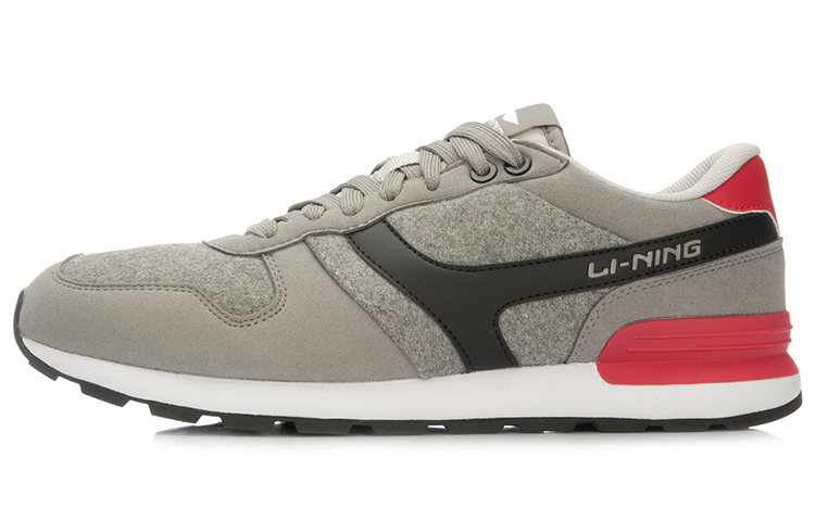 Li-Ning Glory Classic Casual 'Grey Black Red' ALCJ015-10