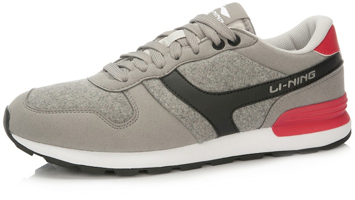 Li-Ning Glory Classic Casual 'Grey Black Red' ALCJ015-10 Order Li-Ning Glory Classic Casual 'Grey Black Red' ALCJ015-10