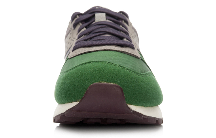 Shop Li-Ning Glory Classic Sneakers 'Green Grey Red' ALCK067-4