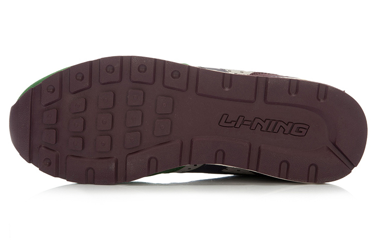 Purchase Li-Ning Glory Classic Sneakers 'Green Grey Red' ALCK067-4