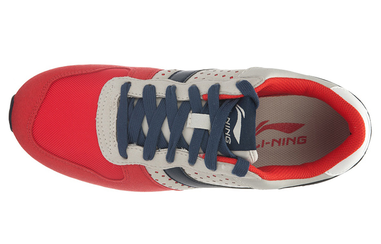 Lookbook Li-Ning Glory Classic Sneakers 'Red Blue' ALCK067-2