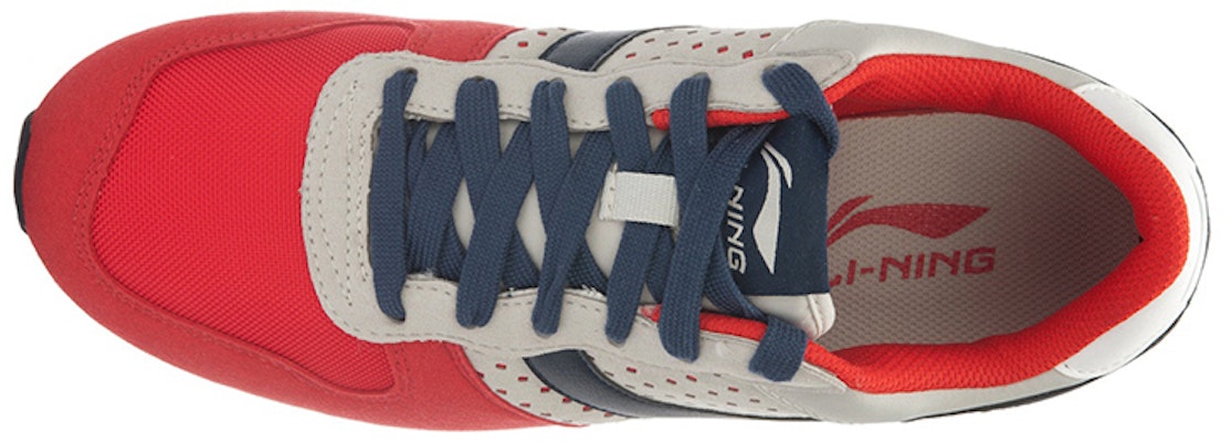 Li-Ning Glory Classic Sneakers 'Red Blue' ALCK067-2 Lookbook Li-Ning Glory Classic Sneakers 'Red Blue' ALCK067-2