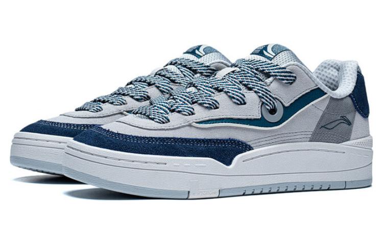 Lookbook LiNing李寧 GOS 2000 舒適百搭 防滑耐磨 低幫 板鞋 男款 灰藍色