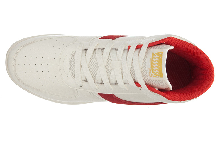 Lookbook Li-Ning Grand Slam Hi ''Weiß Rot'' Sneakers ALAL059-2