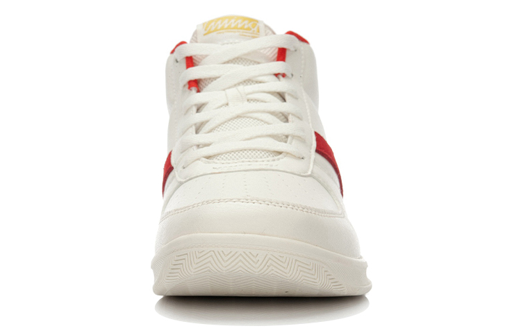 Shop Li-Ning Grand Slam Hi ''Weiß Rot'' Sneakers ALAL059-2