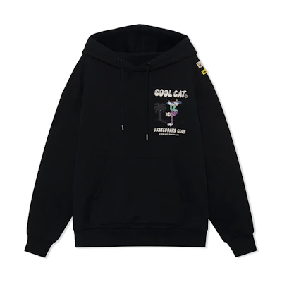 Li-Ning Graphic Fleece Pullover Sweatshirt Black - Unisex Couple's Design AWDRF79-3