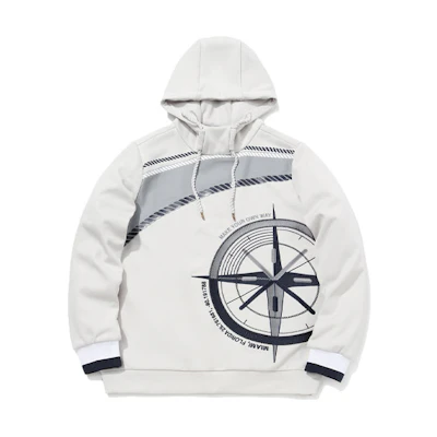 Li-Ning Graphic Print Hoodie White AWDQ681-3